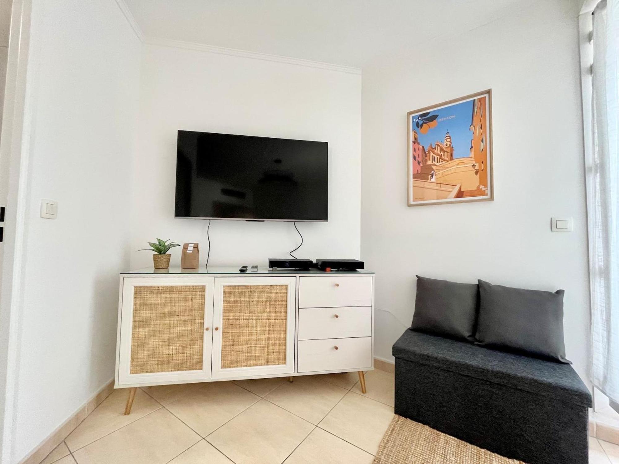 'La Villa Melanie' Neuf, Equipe, Terrasse, Centre Menton Exterior photo